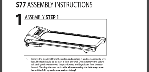 s77 assembly instructions